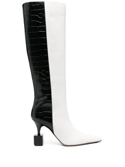 Jacquemus 90mm Les Bottes Bisou Boots In White