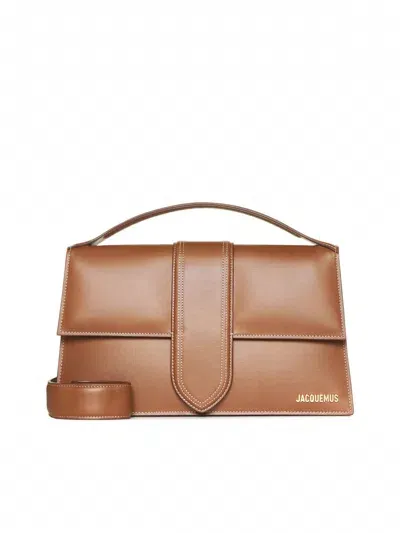 Jacquemus Le Bambinou Leather Handbag In Brown