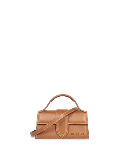 Jacquemus Le Bambino Leather Handbag In Brown