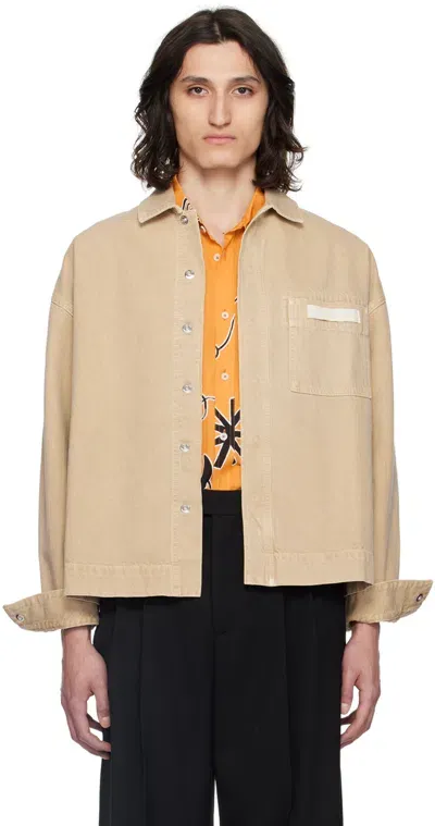 Jacquemus Beige Les Classiques 'la Chemise De-nîmes' Denim Shirt