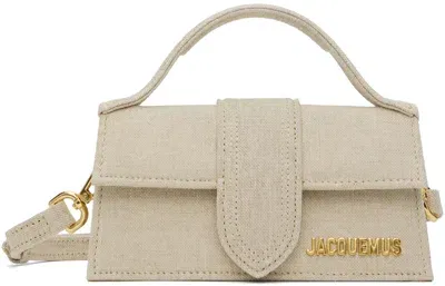 Jacquemus Les Classiquesコレクション ベージュ Le Bambino バッグ In 140 Light Greige