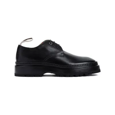 Jacquemus Black Cow Leather Les Derbies Pavane Derbies