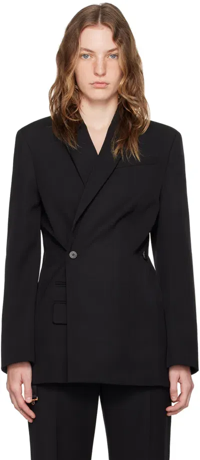 Jacquemus Black La Casa 'la Veste Tibau' Blazer In 990 Black