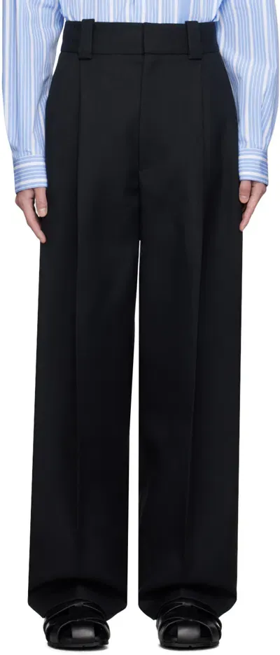 Jacquemus Black La Casa 'le Pantalon Marzio' Trousers In 990 Black