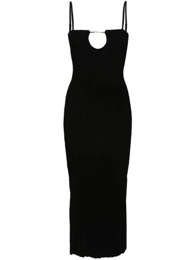 Jacquemus Black La Robe Sierra Midi Dress