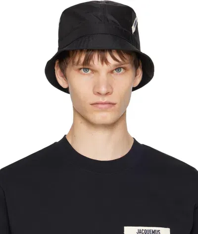 Jacquemus Black Les Classiques 'le Bob Artichaut' Bucket Hat In 990 Black