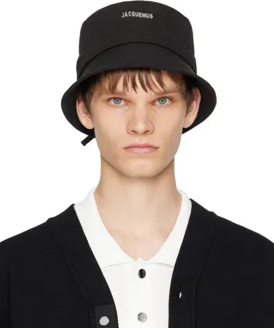 Jacquemus Black Les Classiques 'le Bob Gadjo' Bucket Hat In 990 Black