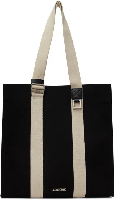 Jacquemus Les Classiquesコレクション ブラック Le Cabas Cuerda トートバッグ In 990 Black