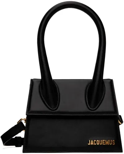 Jacquemus Black Les Classiques 'le Chiquito Moyen' Bag In 990 Black