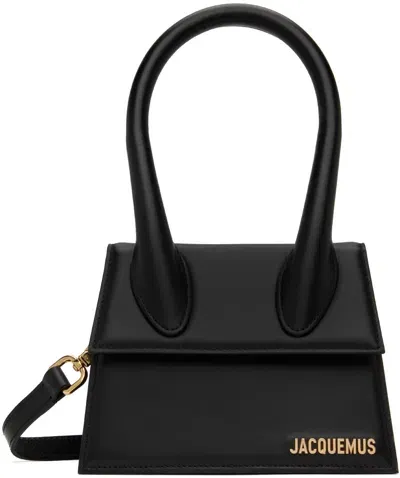 Jacquemus Les Classiquesコレクション ブラック Le Chiquito Moyen バッグ In 990 Black