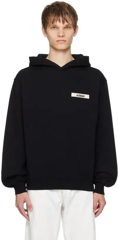 Jacquemus Black Les Classiques 'le Hoodie Gros Grain' Hoodie