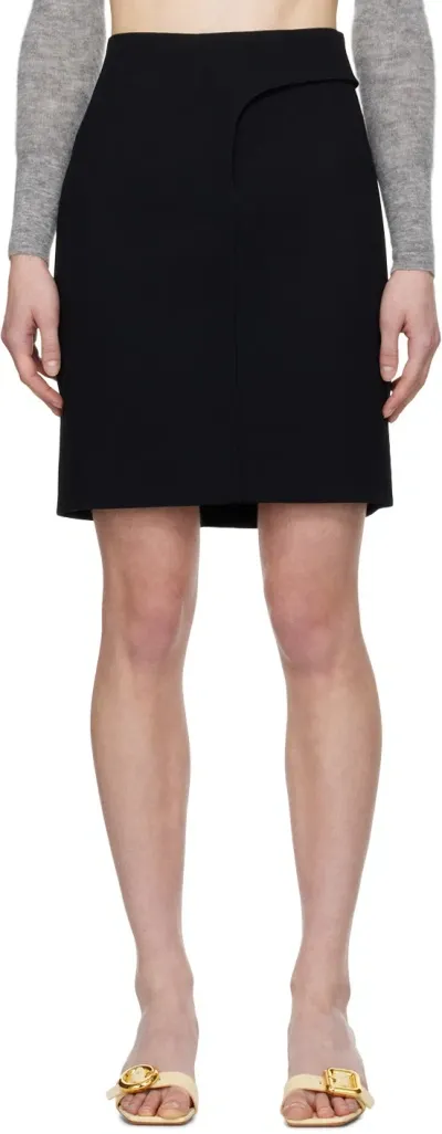 Jacquemus Black Les Sculptures 'la Jupe Obra' Miniskirt