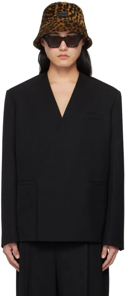 Jacquemus Black Les Sculptures 'la Veste Cuadrada' Blazer