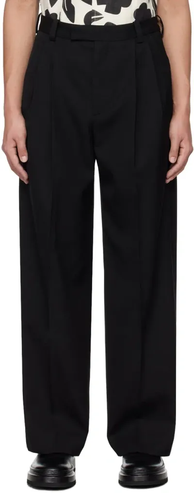 Jacquemus Black Les Sculptures 'le Pantalon Titolo' Trousers