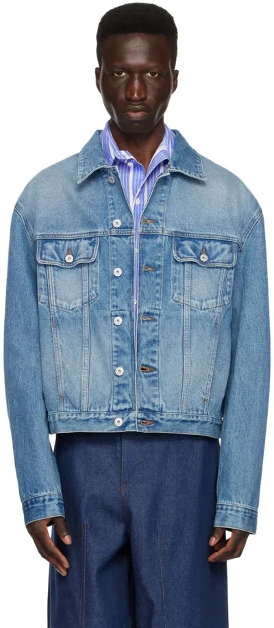 Jacquemus Blue Les Sculptures 'la Veste De-nîmes' Denim Jacket