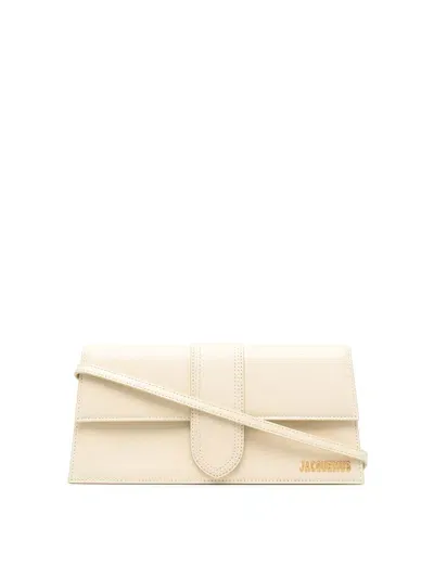 Jacquemus Le Bambino Long Shoulder Bag In White