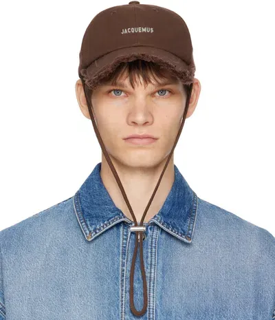 Jacquemus Brown Les Classiques 'la Casquette Artichaut' Cap In 850 Brown