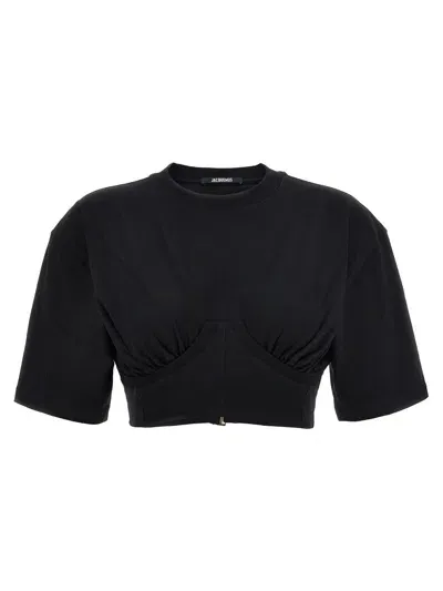 Jacquemus Caraco T-shirt In Black