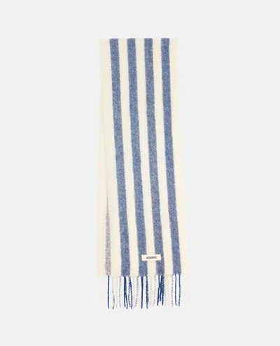 Jacquemus Carro Scarf In Blue