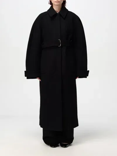 Jacquemus Coat  Woman Color Black In Schwarz