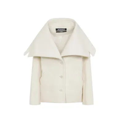 Jacquemus Coat In Neutrals