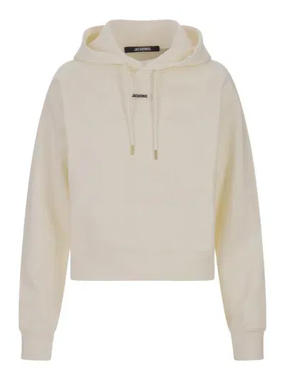 Jacquemus Sudadera - Beis In Beige