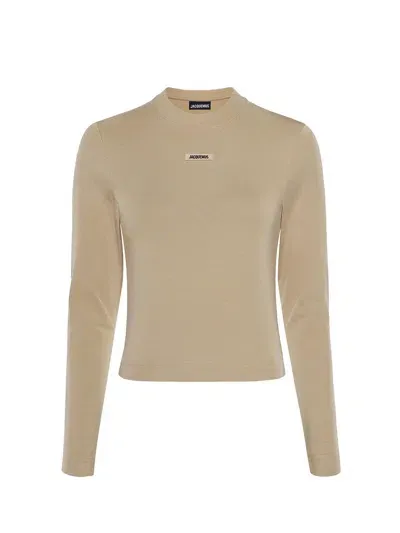 Jacquemus Camiseta - Beis In Beige