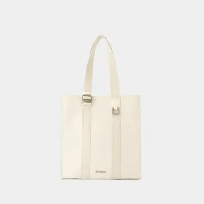 Jacquemus Cuerda Shopper Bag In White