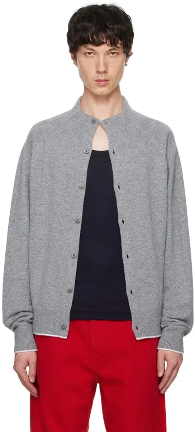 Jacquemus Gray La Casa 'le Cardigan Pitatto' Cardigan In 950 Grey