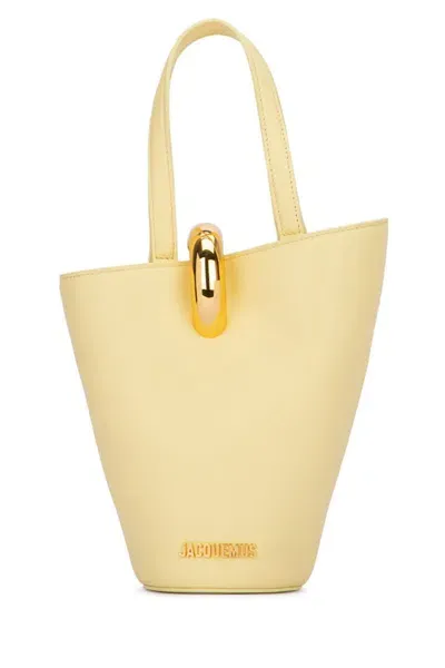 Jacquemus Le Petit Bambola Shopper Bag In Lightyellow