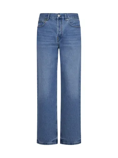 Jacquemus Jeans In Blue/tabac