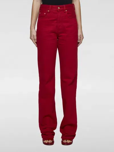 Jacquemus Jeans  Woman Color Red In Rot