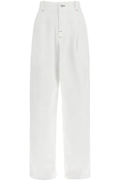 Jacquemus Jeans 'le De Nîmes Curzio' In White