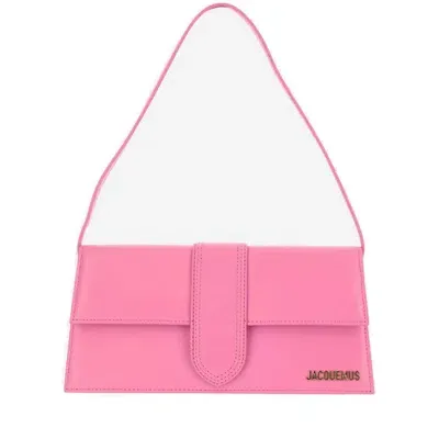 Jacquemus La Bambino Long Shoulder Bag In Pink