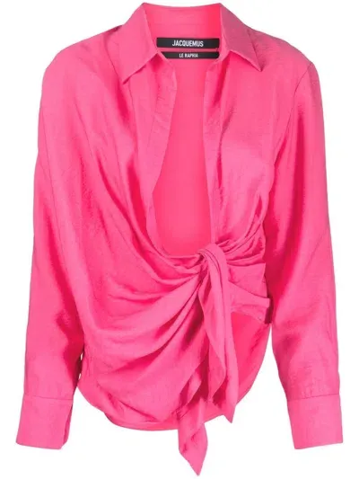 Jacquemus La Chemise Bahia In Pink