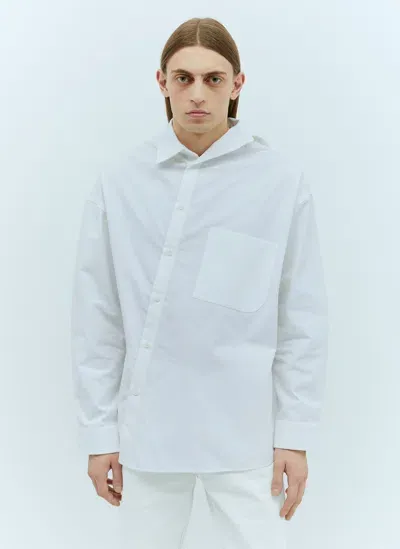 Jacquemus La Chemise Cuadro Shirt In White