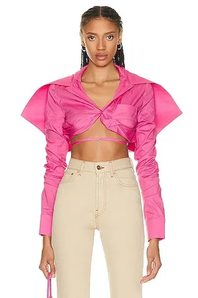 Jacquemus La Chemise Meio In Pink