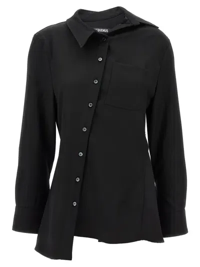 Jacquemus 'la Chemise Pablo' Shirt In Black