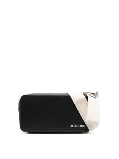 Jacquemus La Cuerda Horizantal Bag In Black