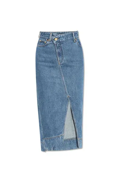 Jacquemus La Jupe De Nimes Denim Skirt In Blue