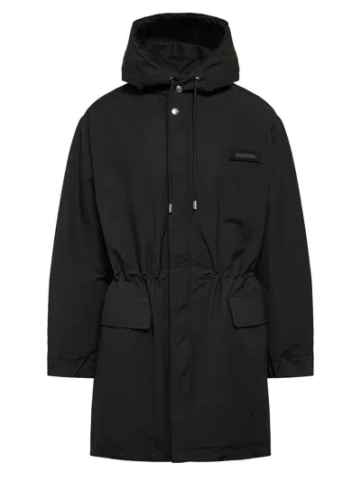 Jacquemus La Parka Marrone In Black