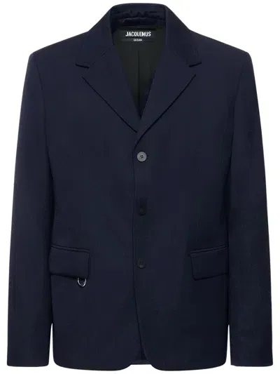 Jacquemus La Veste Cabri In Blue