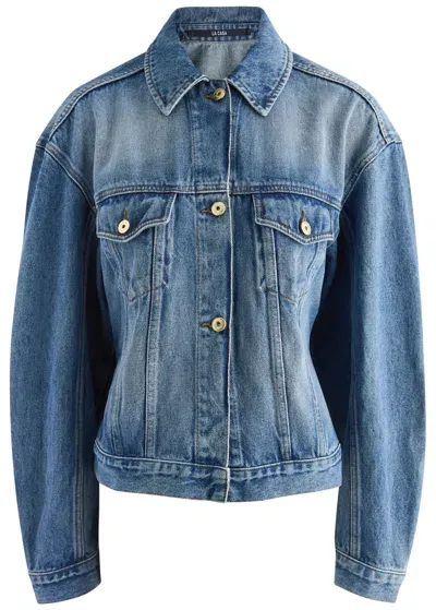 Jacquemus La Veste De-nimes Jacket In Blue