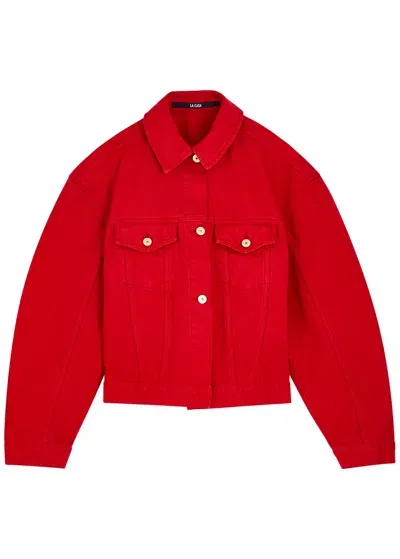 Jacquemus La Veste Jacket In Red