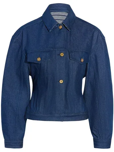 Jacquemus La Veste De-nîmes Jacket In Blue