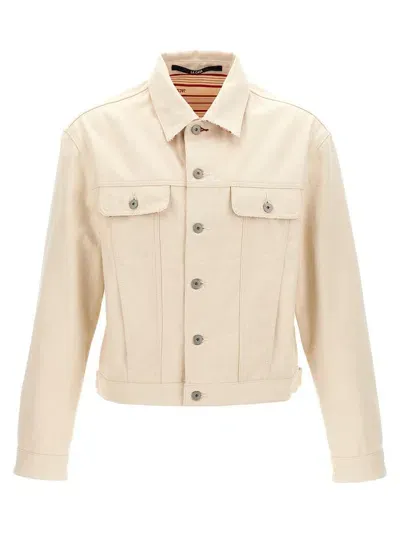 Jacquemus La Veste De-nîmes Jacket In White