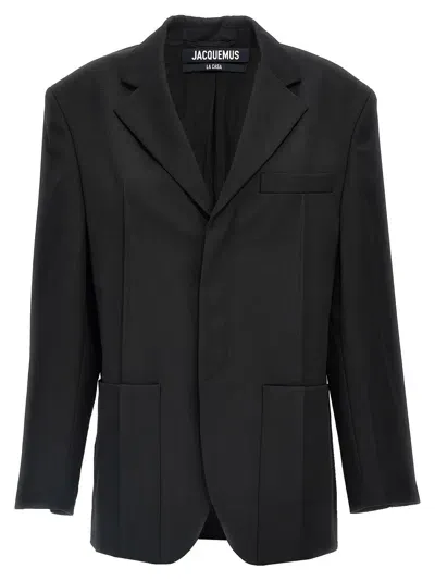 Jacquemus 'la Veste D'homme' Blazer In Black