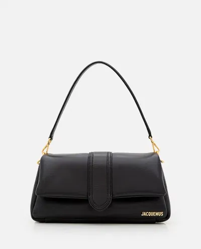 Jacquemus Le Bambimou Leather Shoulder Bag In Black