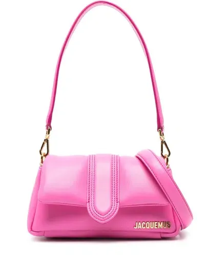 Jacquemus Le Bambimou Padded Shoulder Bag In Pink & Purple