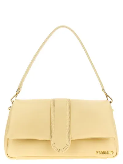 Jacquemus Le Bambimou Ivory Leather Bag In White